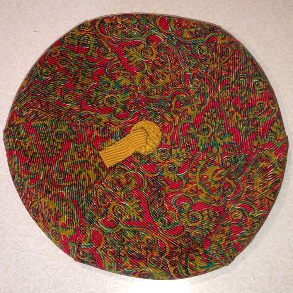 Vintage Vogue 1960’s Sally Victor Headlines Colorful Corduroy Paisley Beret